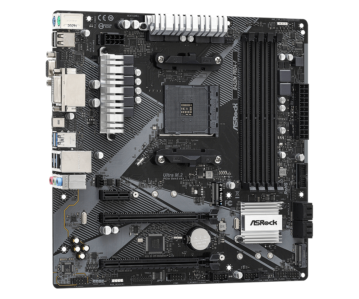 Asrock b450m pro4 f bios настройка